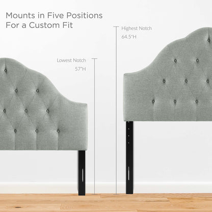 Modway Outlet Sovereign Upholstered Fabric Queen Headboard by Modway  Bedroom Furniture Gray - MOD-5162-GRY