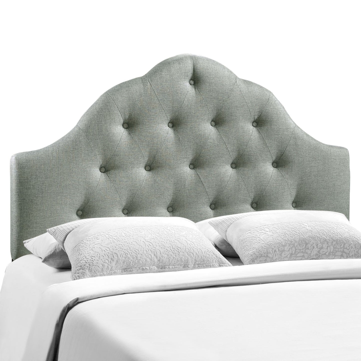 Modway Outlet Sovereign Upholstered Fabric King Headboard by Modway  Bedroom Furniture Gray - MOD-5166-GRY