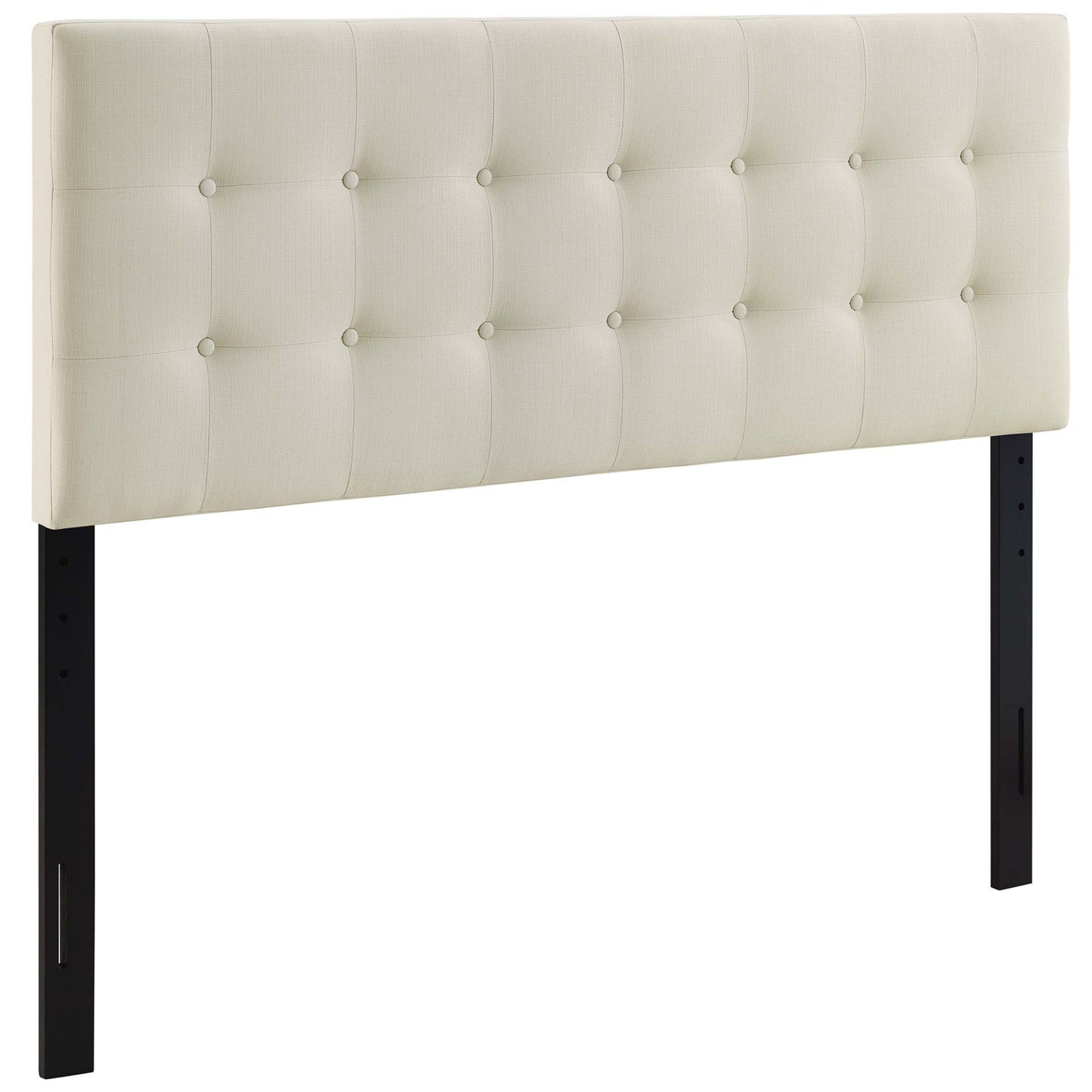 Modway - Emily Upholstered Fabric Queen Headboard by Modway  Bedroom Headboards White - MOD-5170-IVO