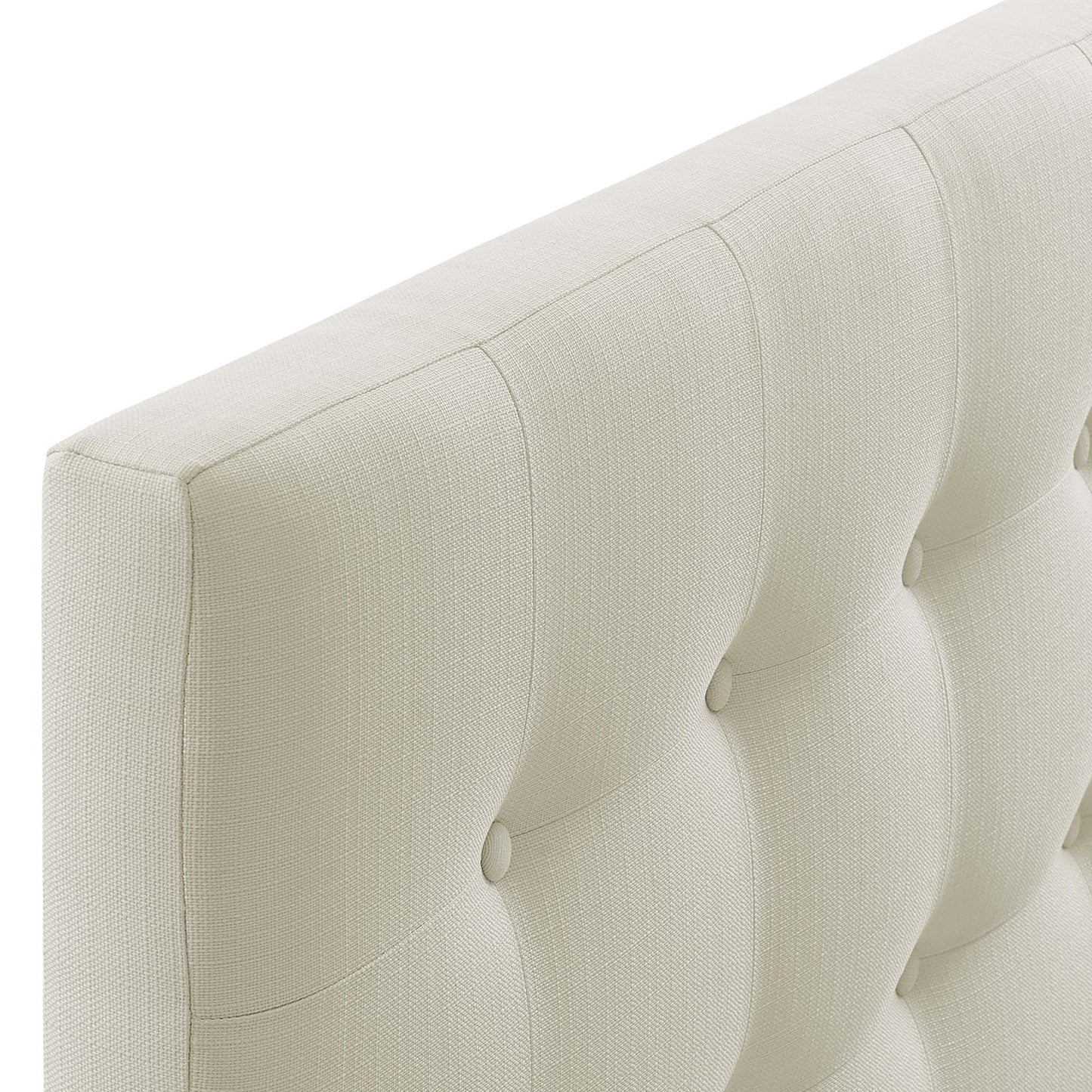 Modway - Emily Upholstered Fabric Queen Headboard by Modway  Bedroom Headboards White - MOD-5170-IVO