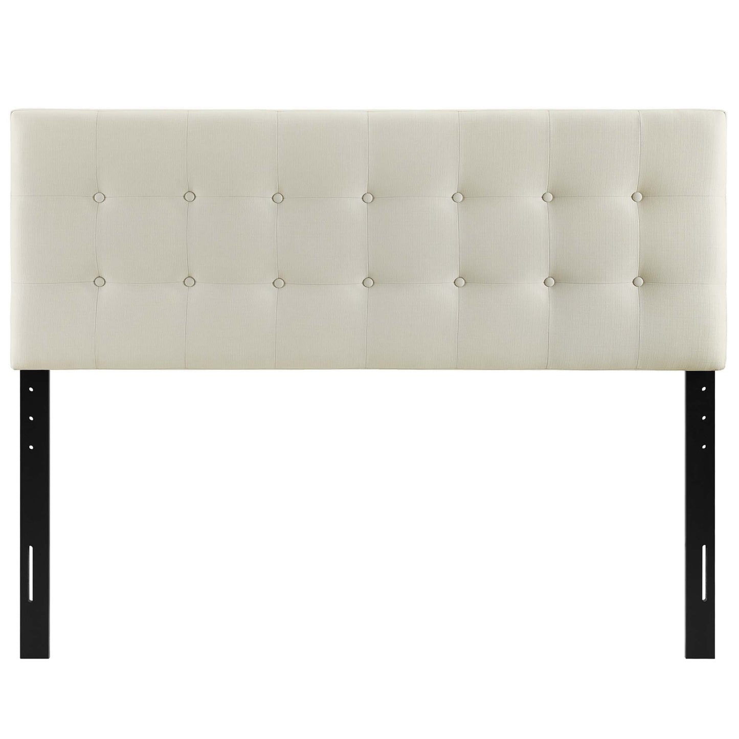 Modway - Emily Upholstered Fabric Queen Headboard by Modway  Bedroom Headboards White - MOD-5170-IVO