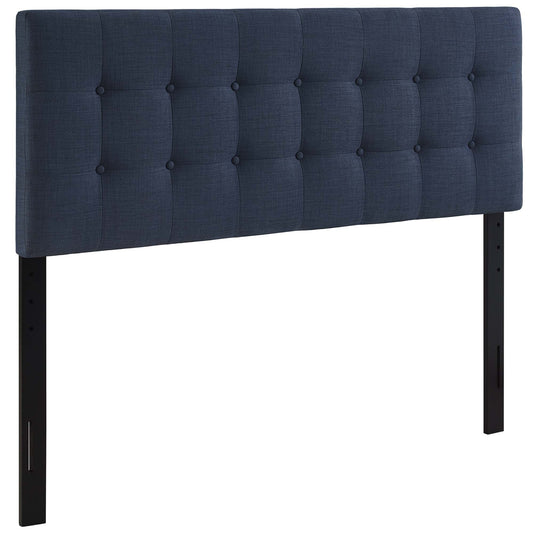 Modway - Emily Upholstered Fabric King Headboard by Modway  Bedroom Headboards Blue - MOD-5174-NAV