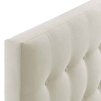 Modway - Emily Upholstered Fabric Twin Headboard by Modway  Bedroom Headboards White - MOD-5176-IVO