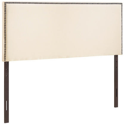 Modway - Region Nailhead Upholstered Queen Headboard by Modway  Bedroom Headboards White - MOD-5215-IVO