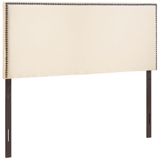 Modway - Region Nailhead Upholstered Queen Headboard by Modway  Bedroom Headboards White - MOD-5215-IVO