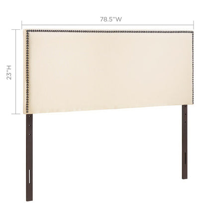 Modway Outlet Region Nailhead Upholstered King Headboard by Modway  Bedroom Furniture Ivory - MOD-5216-IVO