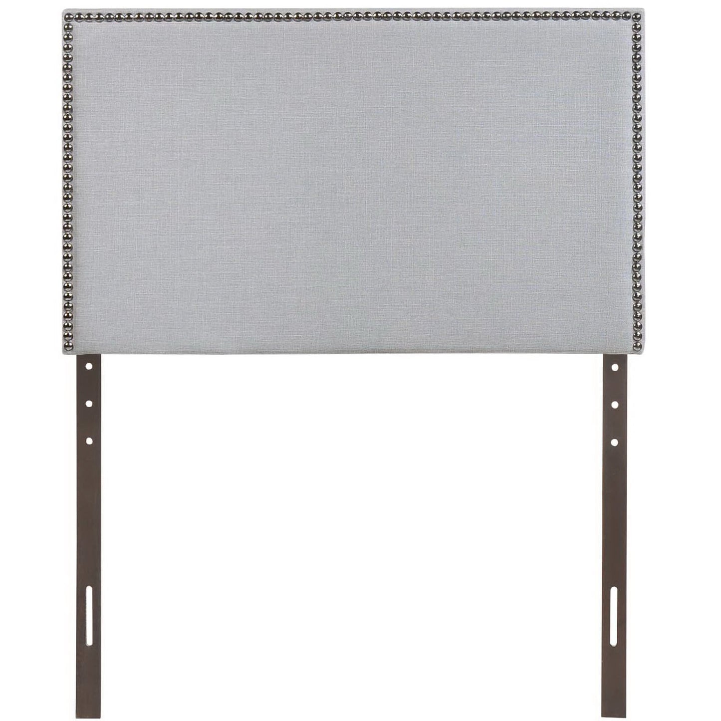 Modway - Region Nailhead Upholstered Twin Headboard by Modway  Bedroom Headboards Gray - MOD-5218-GRY