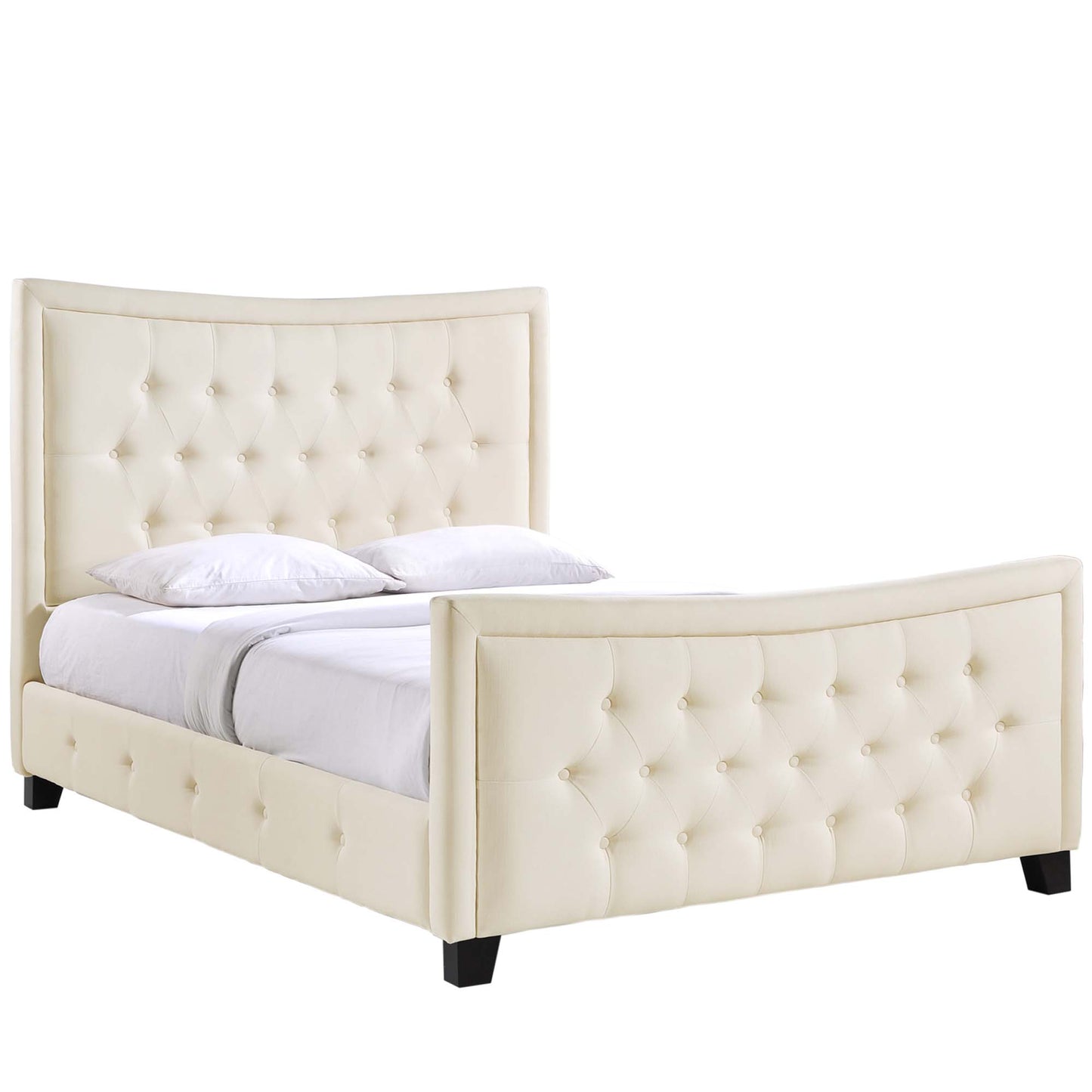 Modway Outlet Claire Queen Bed by Modway  Bedroom Furniture Ivory - MOD-5225-IVO-SET