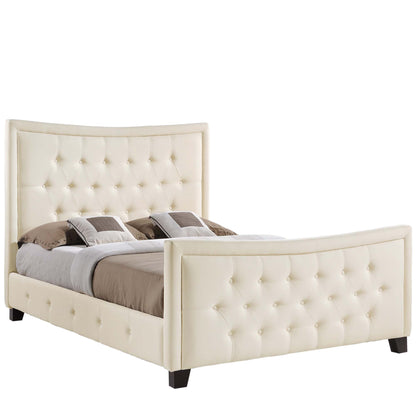 Modway Outlet Claire Queen Bed by Modway  Bedroom Furniture Ivory - MOD-5225-IVO-SET