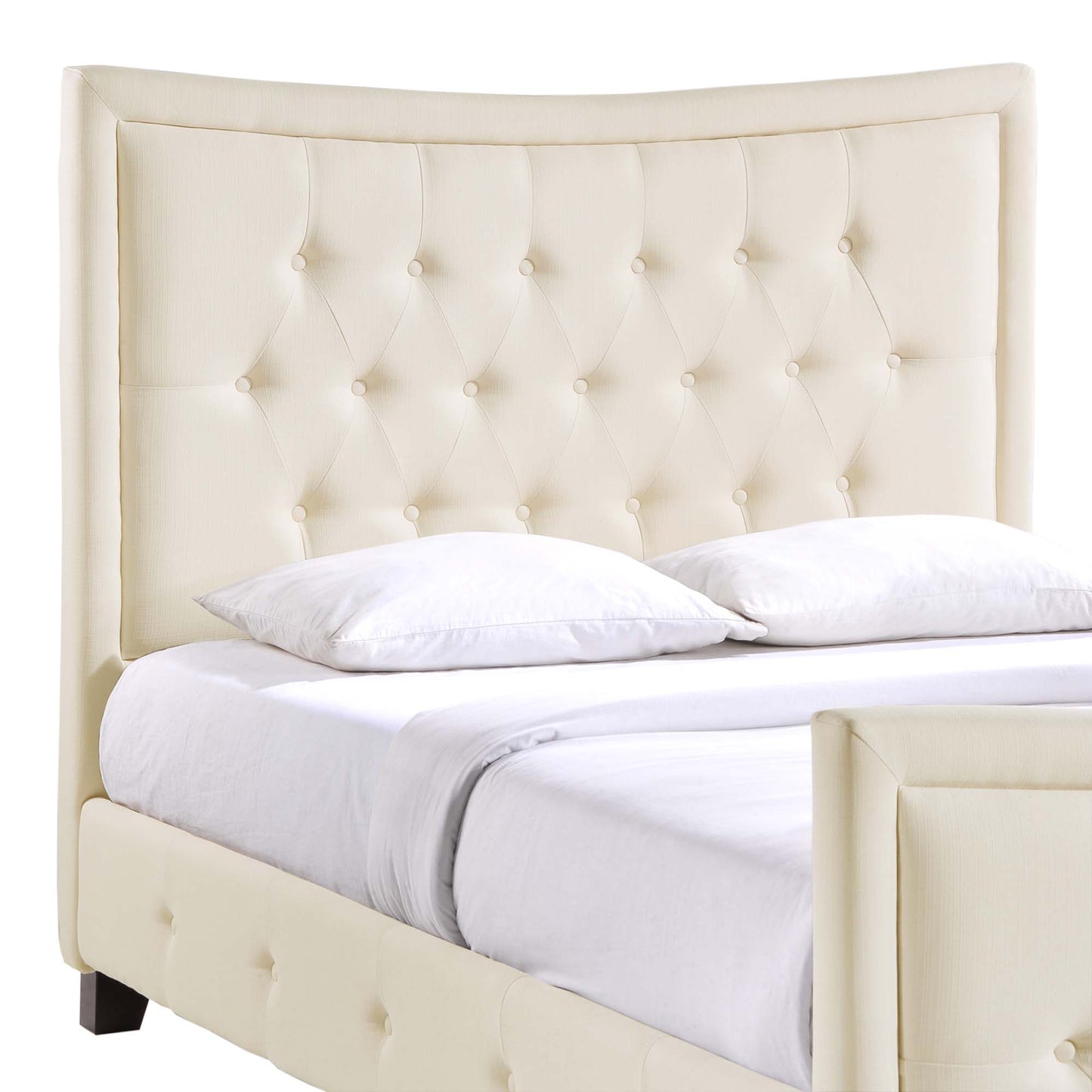 Modway Outlet Claire Queen Bed by Modway  Bedroom Furniture Ivory - MOD-5225-IVO-SET