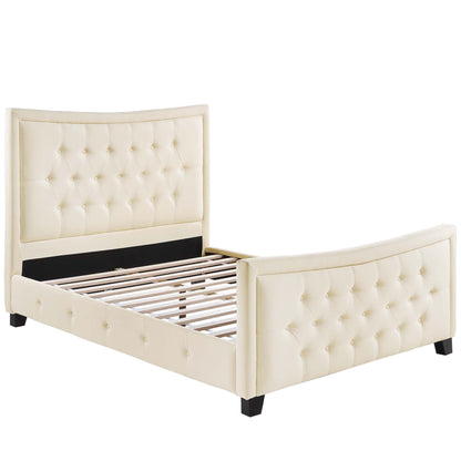 Modway Outlet Claire Queen Bed by Modway  Bedroom Furniture Ivory - MOD-5225-IVO-SET