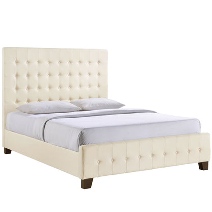 Modway Outlet Skye Queen Bed by Modway  Bedroom Furniture Ivory - MOD-5229-IVO-SET