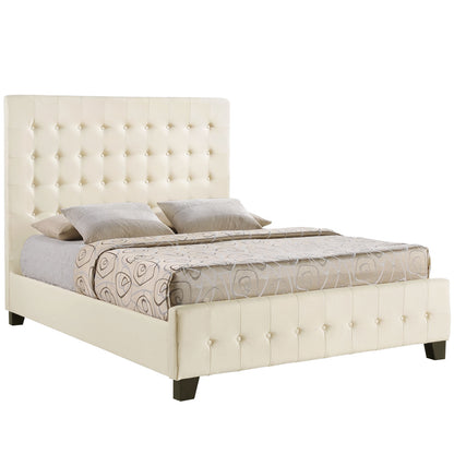 Modway Outlet Skye Queen Bed by Modway  Bedroom Furniture Ivory - MOD-5229-IVO-SET