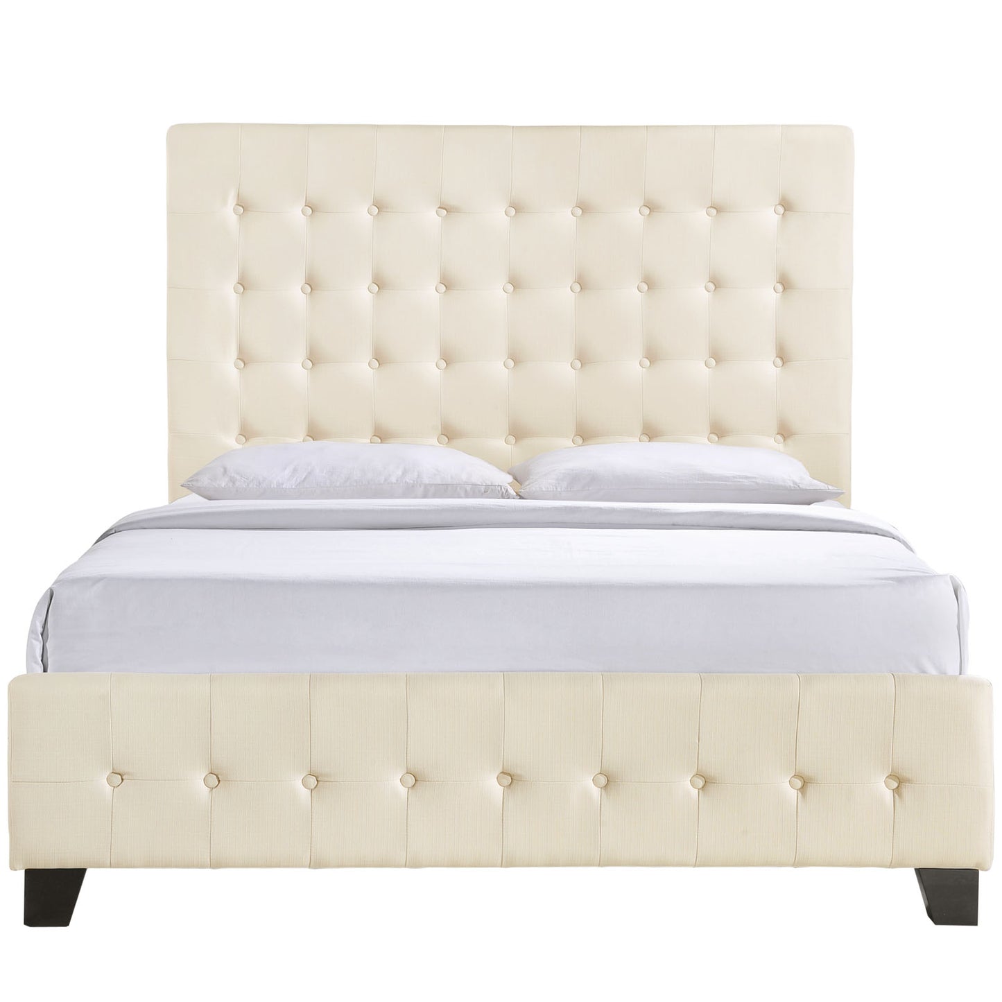 Modway Outlet Skye Queen Bed by Modway  Bedroom Furniture Ivory - MOD-5229-IVO-SET