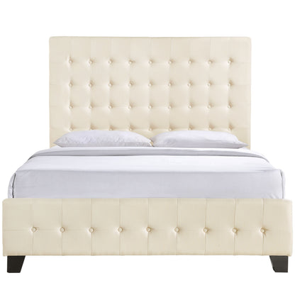 Modway Outlet Skye Queen Bed by Modway  Bedroom Furniture Ivory - MOD-5229-IVO-SET