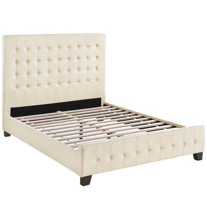 Modway Outlet Skye Queen Bed by Modway  Bedroom Furniture Ivory - MOD-5229-IVO-SET