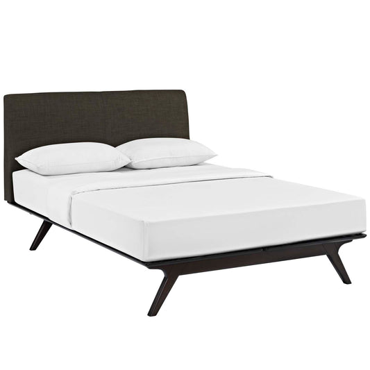 Modway Outlet Tracy Queen Bed by Modway  Bedroom Furniture Cappuccino Brown - MOD-5238-CAP-BRN