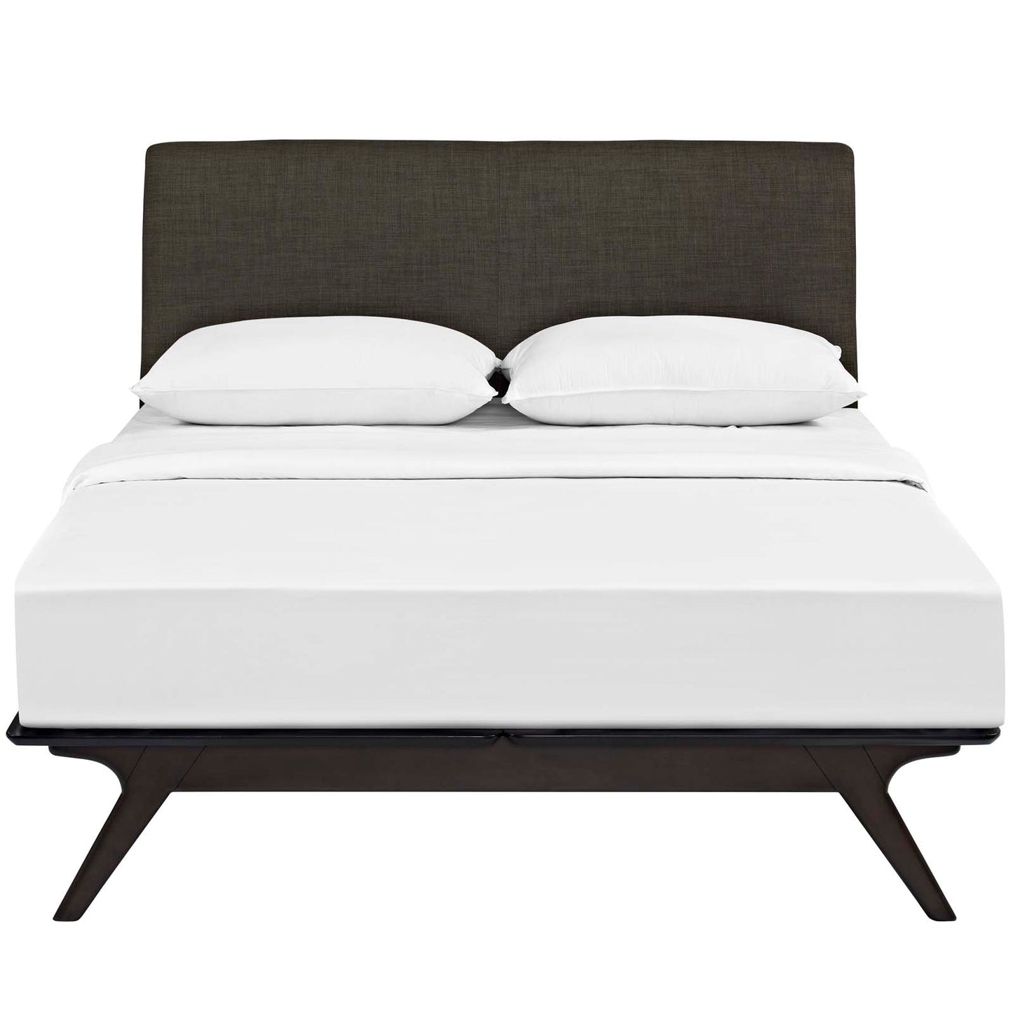 Modway Outlet Tracy Queen Bed by Modway  Bedroom Furniture Cappuccino Brown - MOD-5238-CAP-BRN