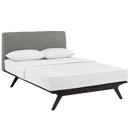 Modway Outlet Tracy Queen Bed by Modway  Bedroom Furniture Cappuccino Gray - MOD-5238-CAP-GRY
