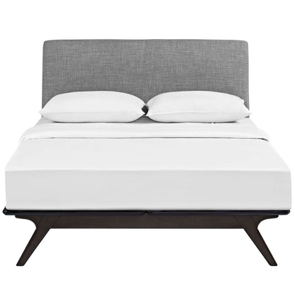 Modway Outlet Tracy Queen Bed by Modway  Bedroom Furniture Cappuccino Gray - MOD-5238-CAP-GRY