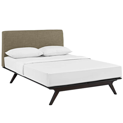 Modway Outlet Tracy Queen Bed by Modway  Bedroom Furniture Cappuccino Latte - MOD-5238-CAP-LAT