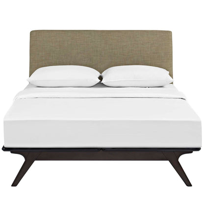 Modway Outlet Tracy Queen Bed by Modway  Bedroom Furniture Cappuccino Latte - MOD-5238-CAP-LAT