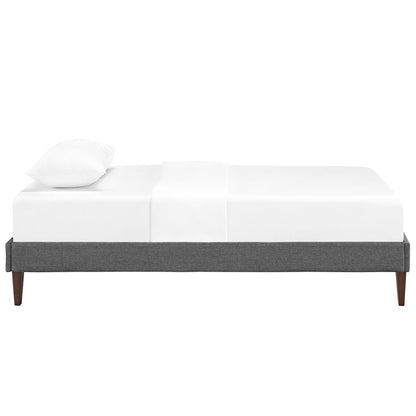 Modway - Sharon Fabric Twin Bed Frame with Squared Tapered Legs by Modway  Bedroom Beds Gray - MOD-5348-GRY