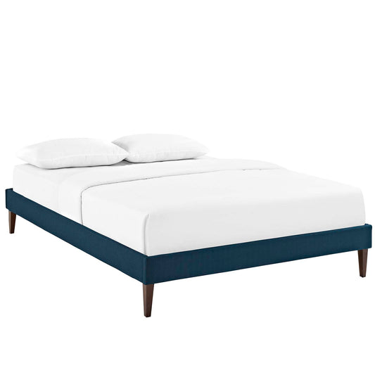 Modway Outlet Sharon Fabric Full Bed Frame with Squared Tapered Legs by Modway  Bedroom Furniture Azure - MOD-5350-AZU