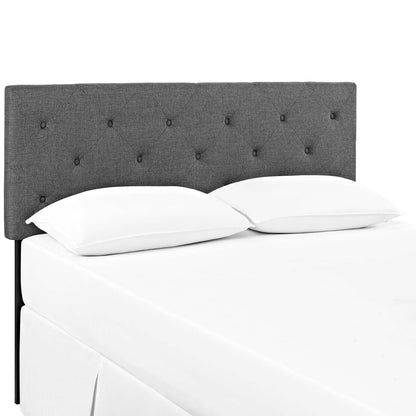 Modway Outlet Terisa Upholstered Fabric King Headboard by Modway  Bedroom Furniture Gray - MOD-5372-GRY