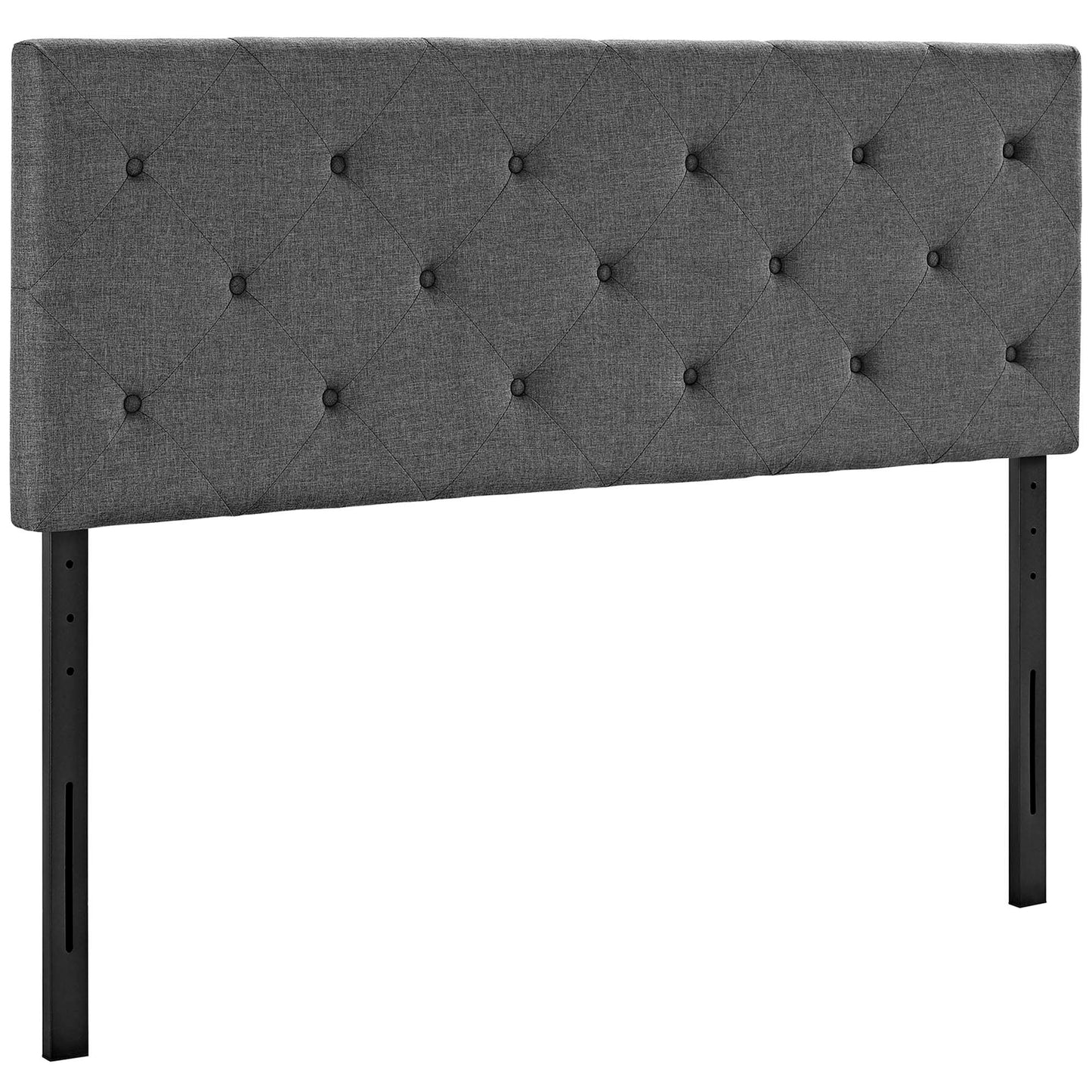 Modway Outlet Terisa Upholstered Fabric King Headboard by Modway  Bedroom Furniture Gray - MOD-5372-GRY