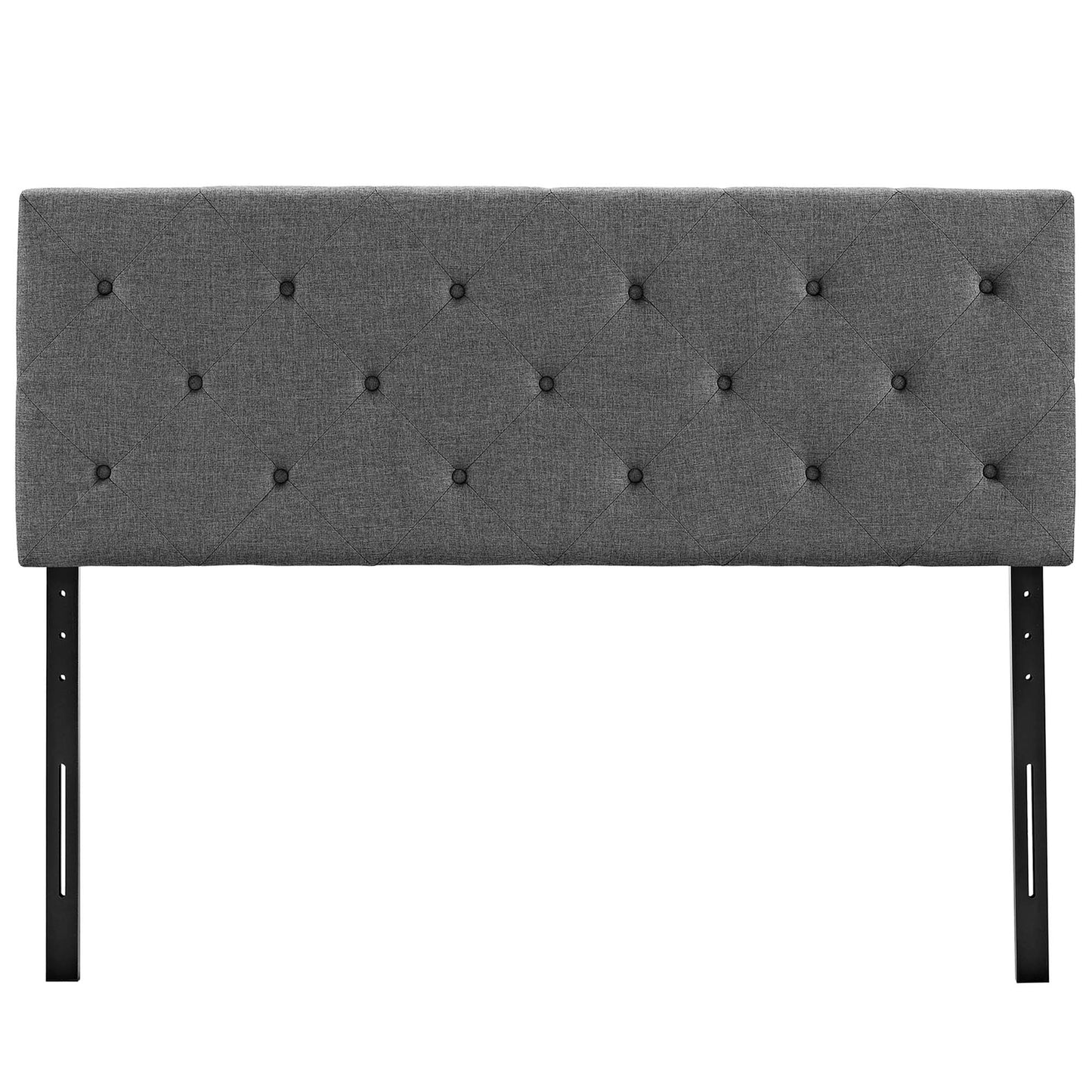 Modway Outlet Terisa Upholstered Fabric King Headboard by Modway  Bedroom Furniture Gray - MOD-5372-GRY