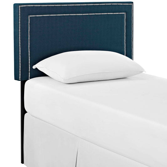 Modway - Jessamine Upholstered Fabric Twin Headboard by Modway  Bedroom Headboards Blue - MOD-5374-AZU
