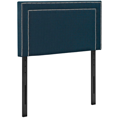 Modway - Jessamine Upholstered Fabric Twin Headboard by Modway  Bedroom Headboards Blue - MOD-5374-AZU