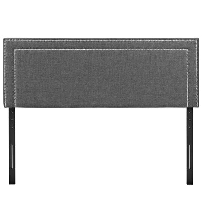 Modway Outlet Jessamine Upholstered Fabric Full Headboard by Modway  Bedroom Furniture Gray - MOD-5376-GRY