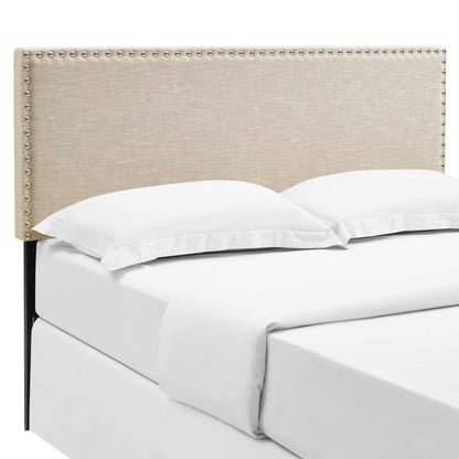 Modway - Phoebe Upholstered Fabric Queen Headboard by Modway  Bedroom Headboards Brown - MOD-5386-BEI