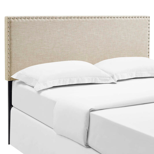 Modway - Phoebe Upholstered Fabric Queen Headboard by Modway  Bedroom Headboards Brown - MOD-5386-BEI