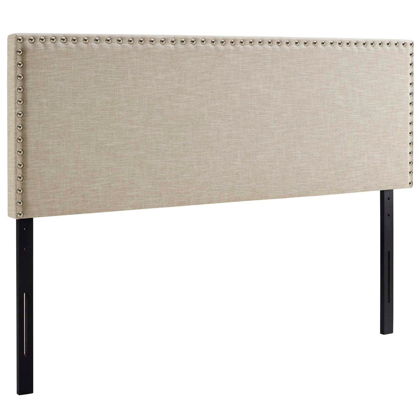 Modway - Phoebe Upholstered Fabric Queen Headboard by Modway  Bedroom Headboards Brown - MOD-5386-BEI