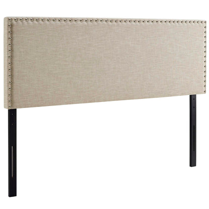 Modway - Phoebe Upholstered Fabric Queen Headboard by Modway  Bedroom Headboards Brown - MOD-5386-BEI