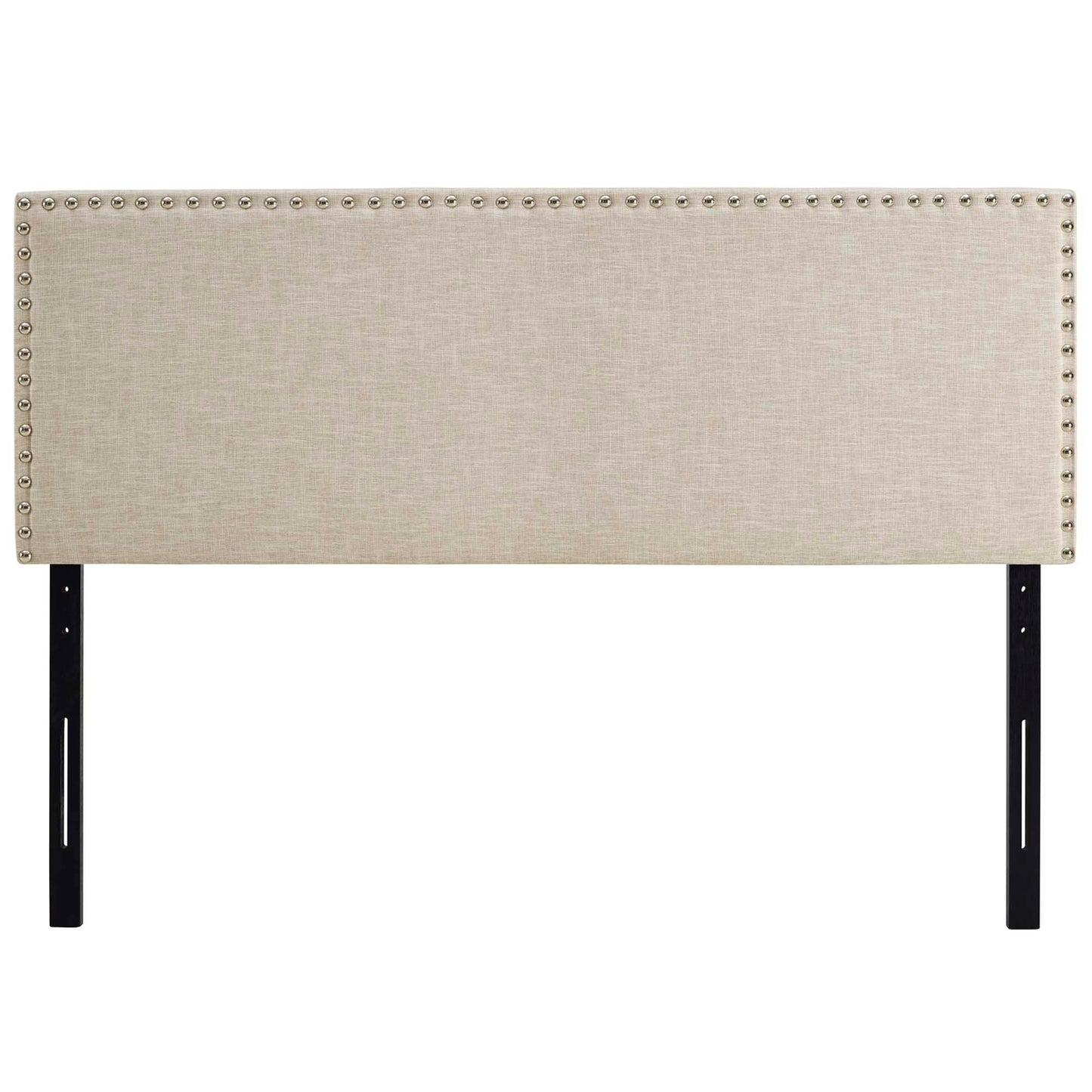 Modway - Phoebe Upholstered Fabric Queen Headboard by Modway  Bedroom Headboards Brown - MOD-5386-BEI