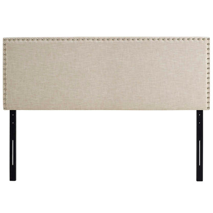 Modway - Phoebe Upholstered Fabric Queen Headboard by Modway  Bedroom Headboards Brown - MOD-5386-BEI