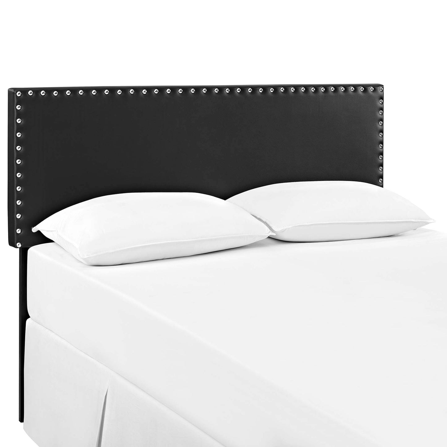 Modway Outlet Phoebe Upholstered Vinyl King Headboard by Modway  Bedroom Furniture Black - MOD-5387-BLK