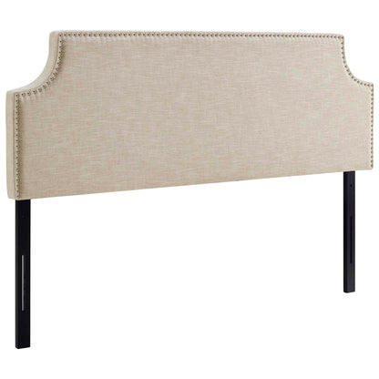 Modway - Laura Upholstered Fabric Queen Headboard by Modway  Bedroom Headboards Brown - MOD-5394-BEI
