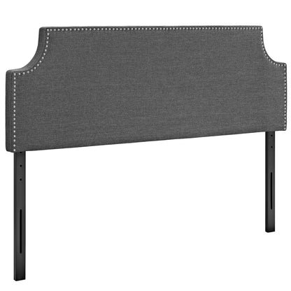 Modway Outlet Laura Upholstered Fabric King Headboard by Modway  Bedroom Furniture Gray - MOD-5396-GRY