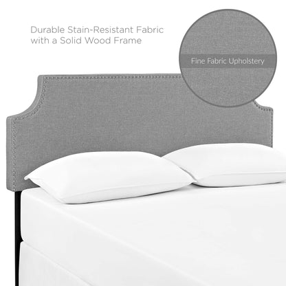 Modway Outlet Laura Upholstered Fabric King Headboard by Modway  Bedroom Furniture Gray - MOD-5396-GRY