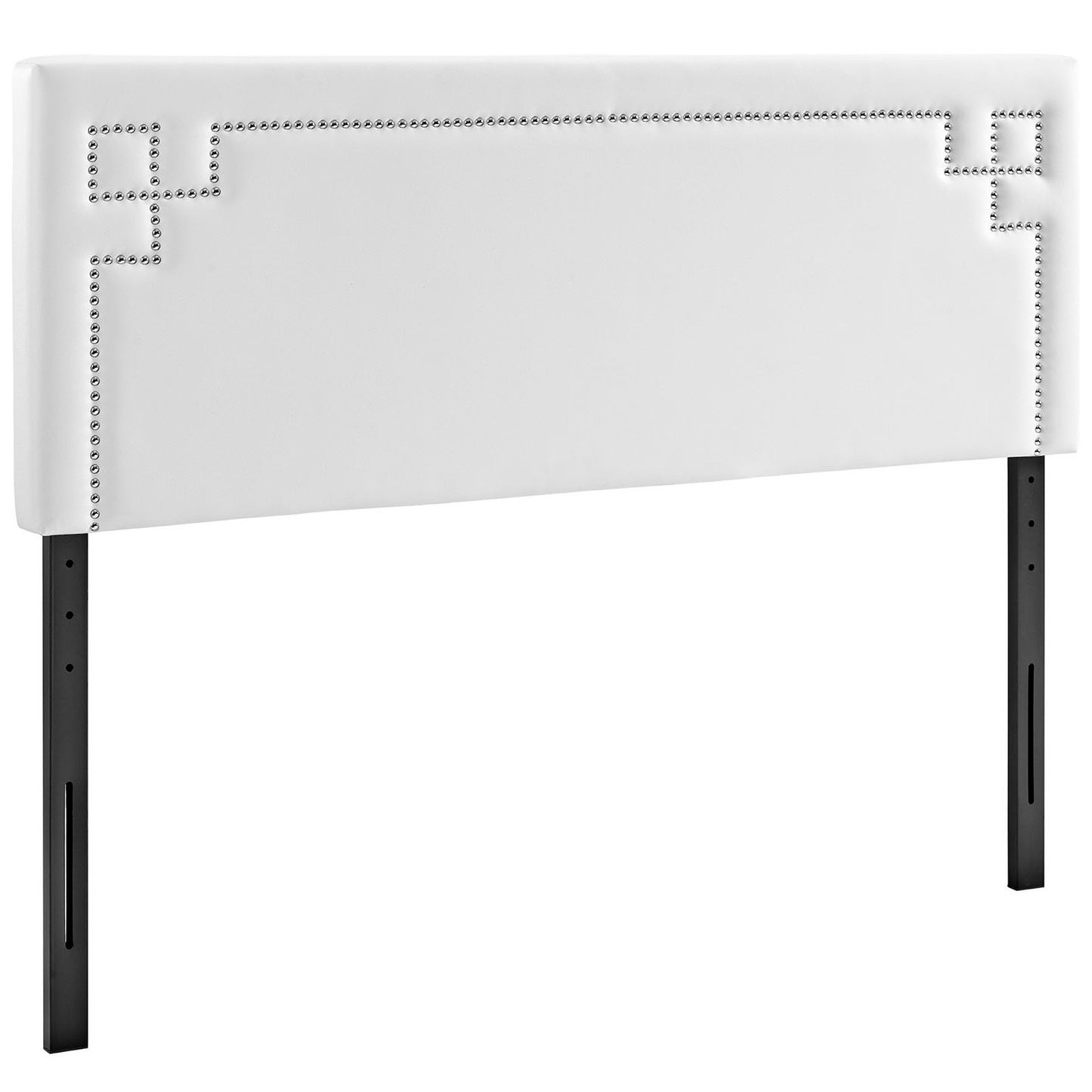 Modway - Josie Upholstered Vinyl Queen Headboard by Modway  Bedroom Headboards White - MOD-5401-WHI