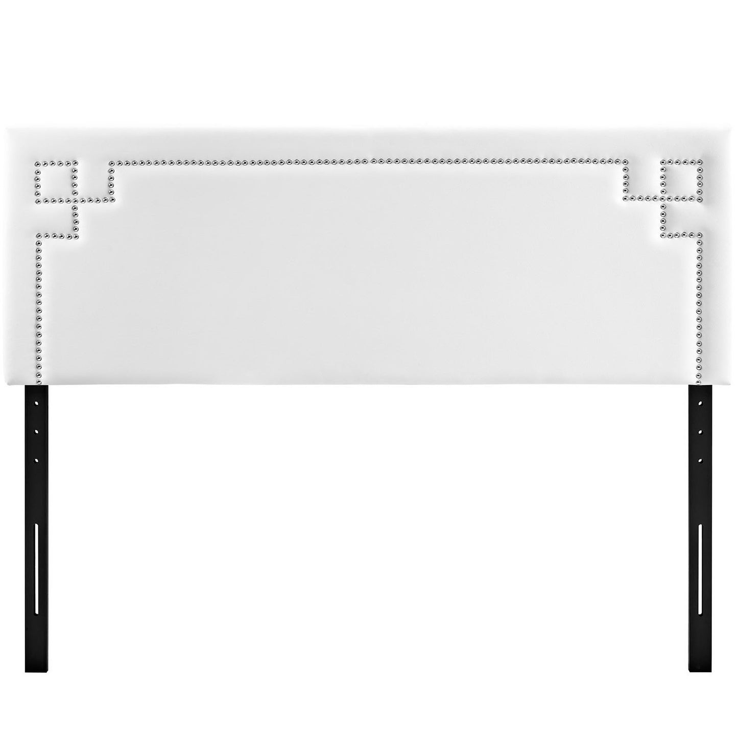 Modway - Josie Upholstered Vinyl Queen Headboard by Modway  Bedroom Headboards White - MOD-5401-WHI