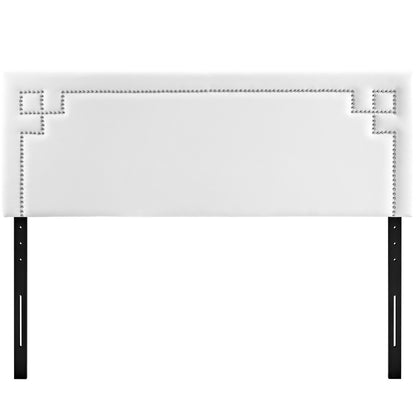 Modway - Josie Upholstered Vinyl Queen Headboard by Modway  Bedroom Headboards White - MOD-5401-WHI