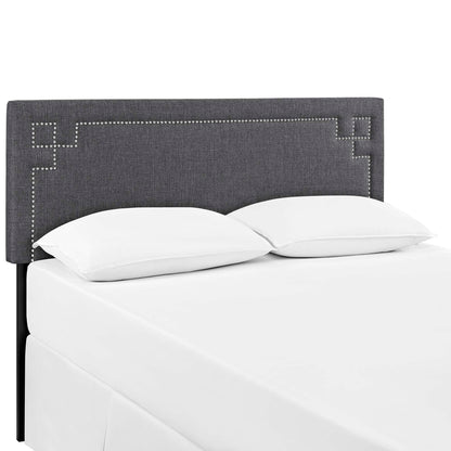 Modway Outlet Josie Upholstered Fabric Queen Headboard by Modway  Bedroom Furniture Gray - MOD-5402-GRY