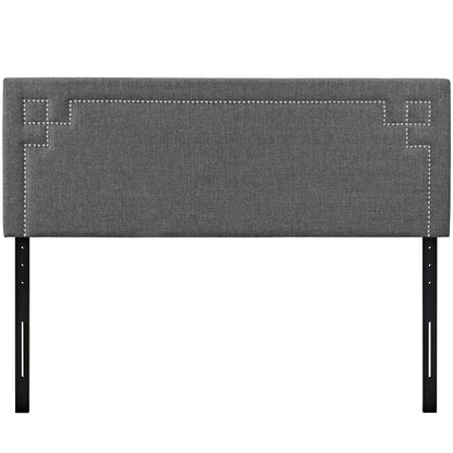 Modway Outlet Josie Upholstered Fabric Queen Headboard by Modway  Bedroom Furniture Gray - MOD-5402-GRY