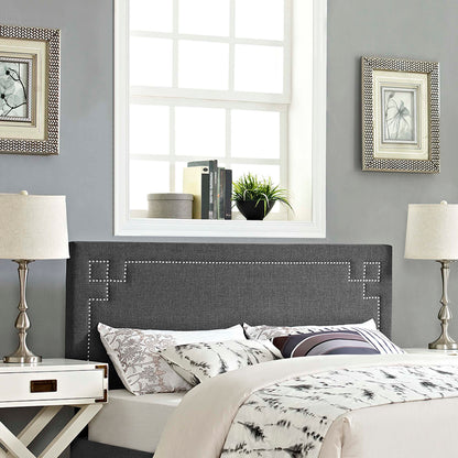 Modway Outlet Josie Upholstered Fabric Queen Headboard by Modway  Bedroom Furniture Gray - MOD-5402-GRY